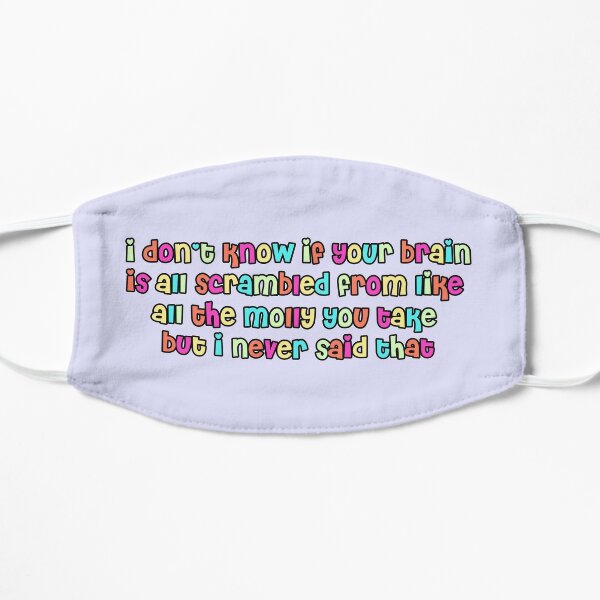 Your Brain Is All Scrambled From Like All The Molly You Take Maddy Euphoria Mask By Ella3627 Redbubble