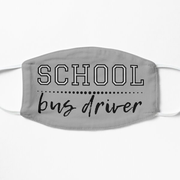 Chauffeur d'autobus scolaire Masque sans plis