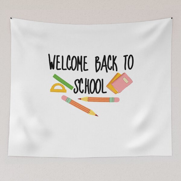 Item preview, Welcome Back to School Notebook Pencil Ruler Design designed and sold by TheGreekGuy.