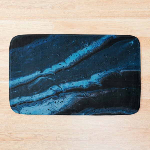 Item preview, Abstract, Midnight Blue Waves, Energy Flow, Painting, Abstract Blue designed and sold by Logic72.