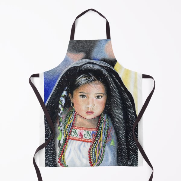 Item preview, Shelter (Little mexican girl hides under blanket) designed and sold by Colette van der Wal.