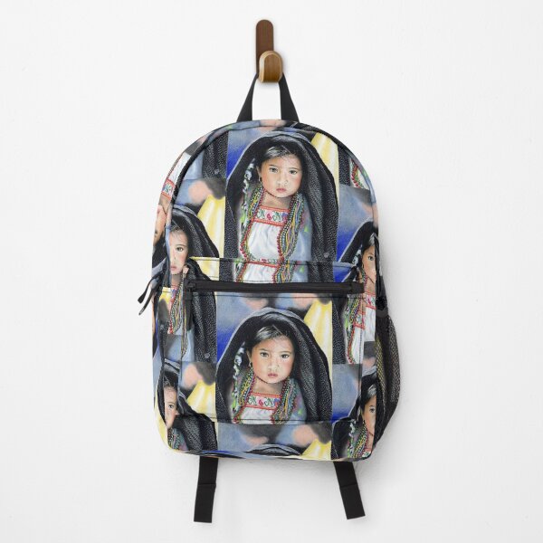 Item preview, Shelter (Little mexican girl hides under blanket) designed and sold by Colette van der Wal.