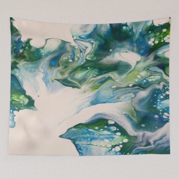 Item preview, Abstract Greens and Blues designed and sold by Trendi61.