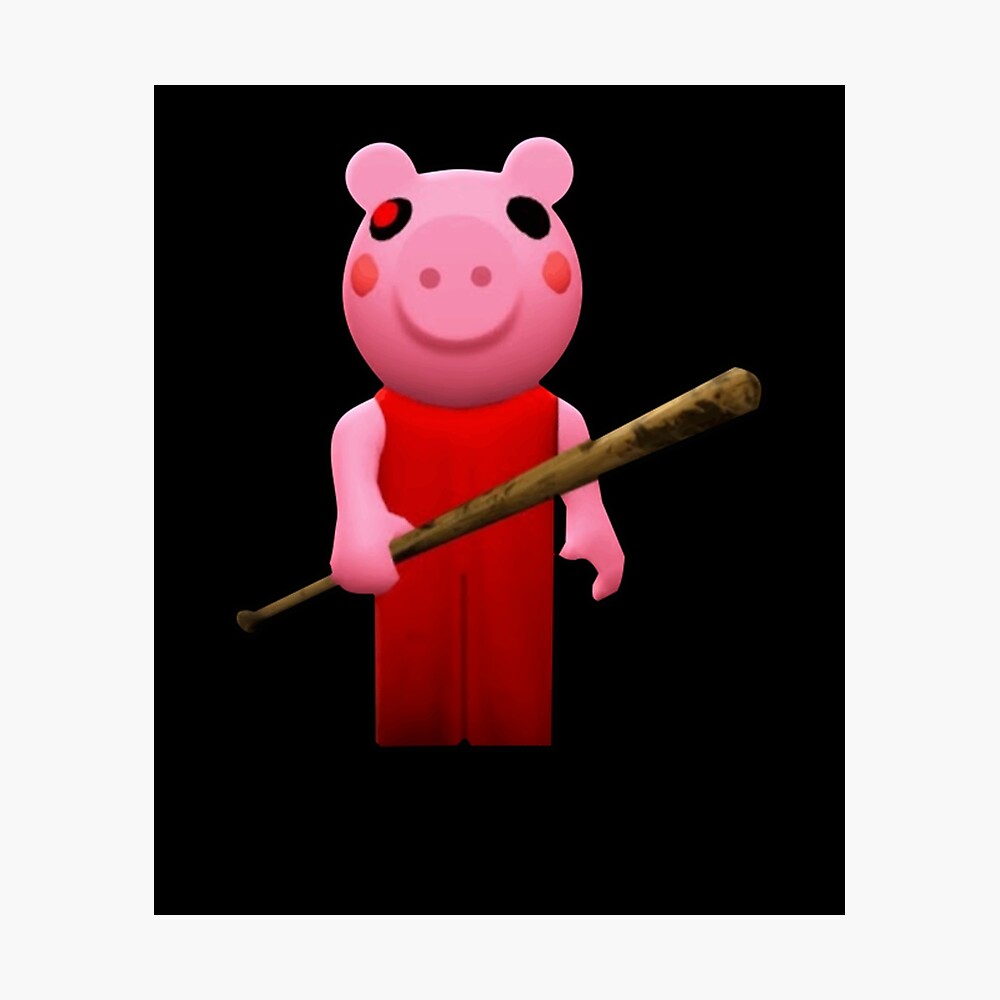 Roblox Piggy Roblox Poster By Elkevandecastee Redbubble - piggy roblox memes clean