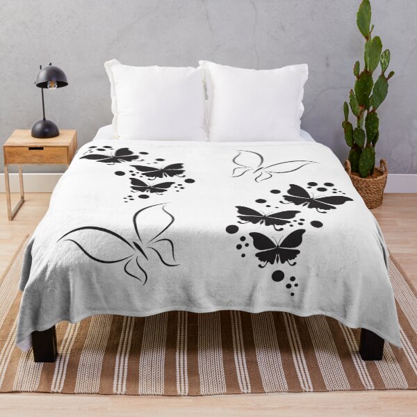 Item preview, Butterfly Flying Black designed and sold by kyds.