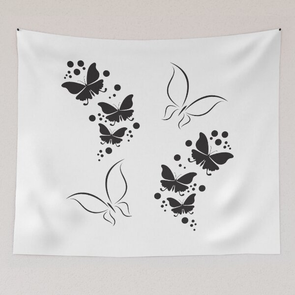 Item preview, Butterfly Flying Black designed and sold by kyds.