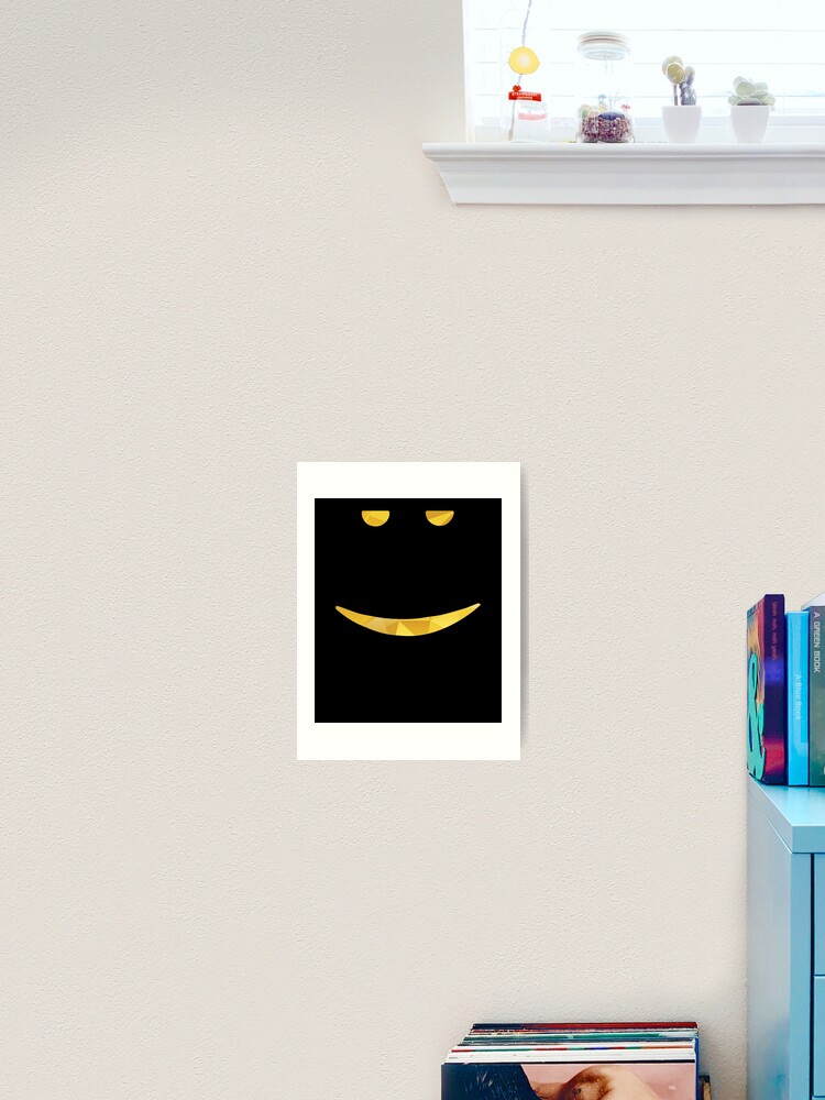 Still Chill Face Roblox Art Print By Elkevandecastee Redbubble - roblox freckles