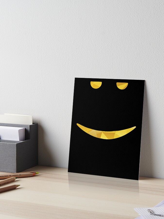 Still Chill Face Roblox Art Board Print By Elkevandecastee Redbubble - roblox c face