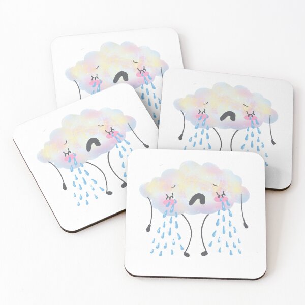 Item preview,  A cute and emotional character Cloud in a sad mood. He is crying. designed and sold by NanaTolka.