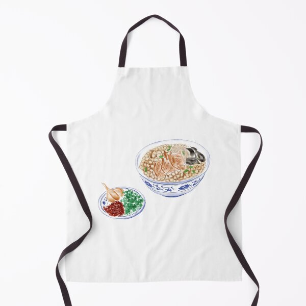 Item preview, Watercolor Illustration of Chinese Cuisine - Shaanxi Pita Bread Soaked in Mutton Soup | 陕西羊肉泡馍 designed and sold by iswenyi.