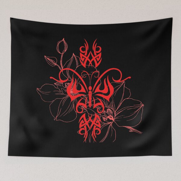 Item preview,  Butterfly Flower Red designed and sold by kyds.