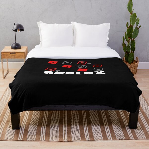 R For Roblox Roblox Throw Blanket By Elkevandecastee Redbubble - bed roblox