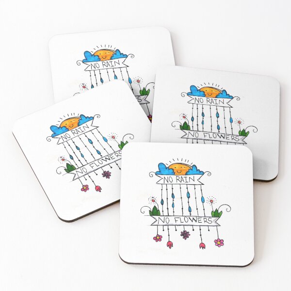 Item preview, No Rain No Flowers designed and sold by NadaElAbead.