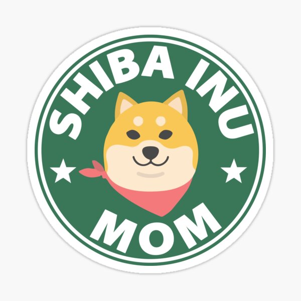 shiba inu mom  Sticker