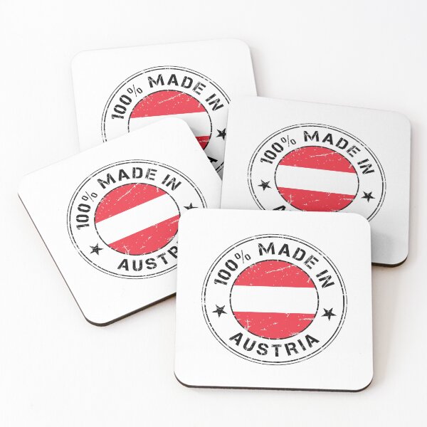 Item preview, Austria flag flag stamp designed and sold by GeogDesigns.
