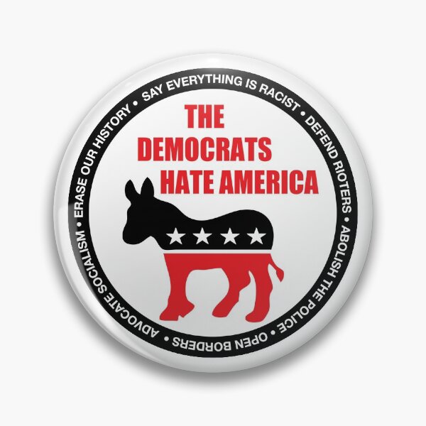 Item preview, Democrats hate America designed and sold by redbruhl.