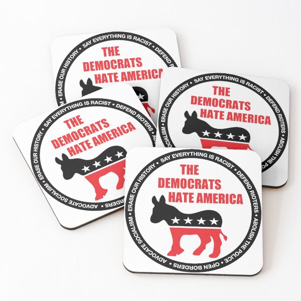 Item preview, Democrats hate America designed and sold by redbruhl.