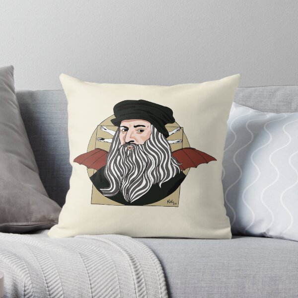 Leonardo Da Vinci Cojín