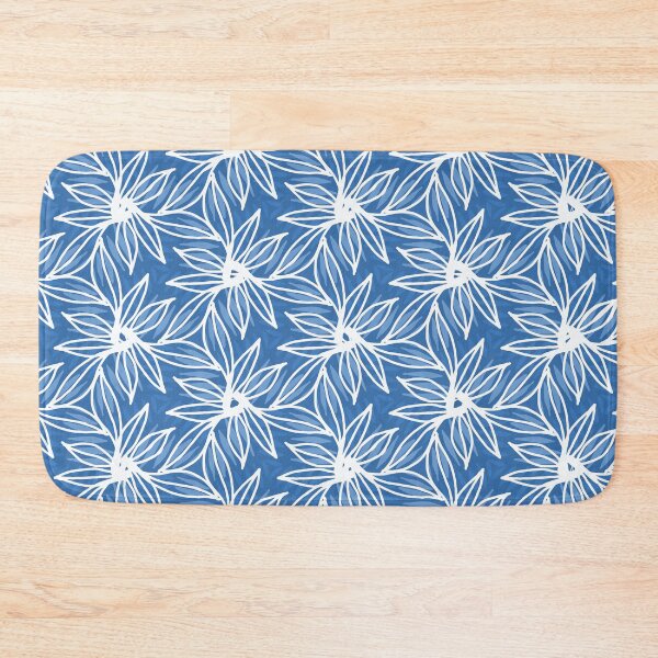 Item preview, Jungle flowers - blue designed and sold by Maria  Singh.