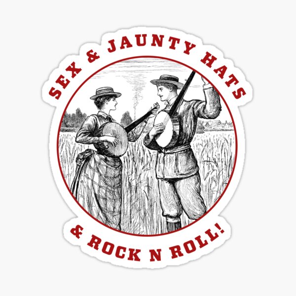 Vintage scenes Sticker