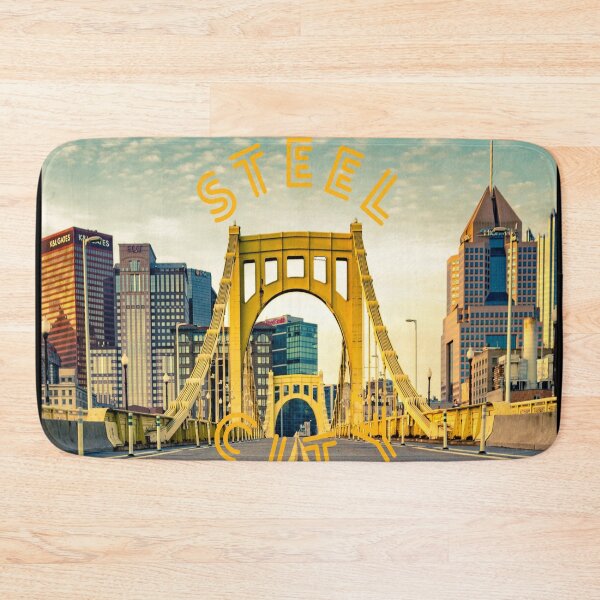 Item preview, Pittsburgh City Skyline Bridge Photograph Shirts Stickers designed and sold by Pittsburgh 412 Steel City Yinzers.