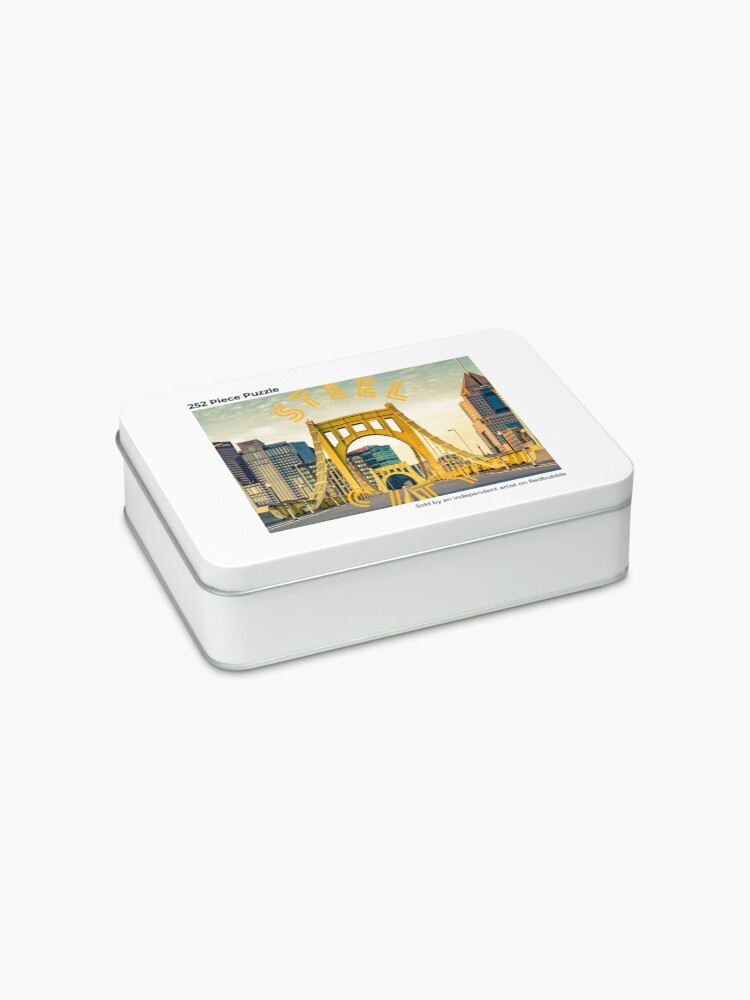 Alternate view of Pittsburgh City Skyline Bridge Photograph Shirts Stickers Jigsaw Puzzle
