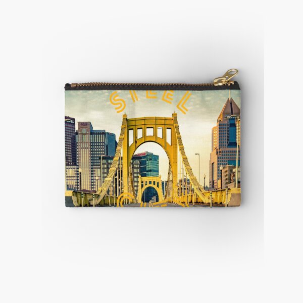 Item preview, Pittsburgh City Skyline Bridge Photograph Shirts Stickers designed and sold by Pittsburgh 412 Steel City Yinzers.