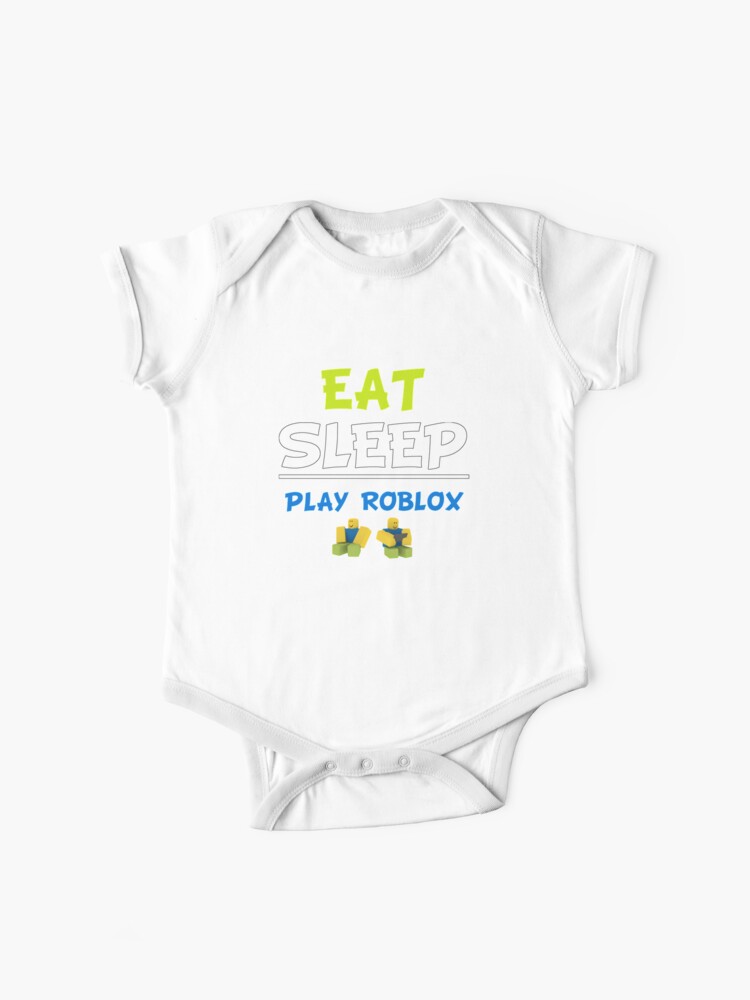 Eat Sleep Play Roblox Roblox Baby One Piece By Elkevandecastee Redbubble - roblox baby playing
