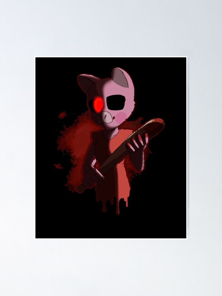 Roblox Piggy Roblox Piggy Poster By Elkevandecastee Redbubble - piggy roblox memes clean