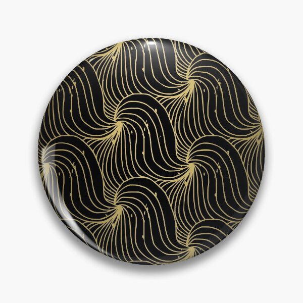 Item preview, Cosmic waves in gold designed and sold by Maria  Singh.