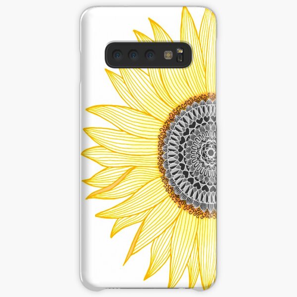 Golden Mandala Sunflower Samsung Galaxy Snap Case