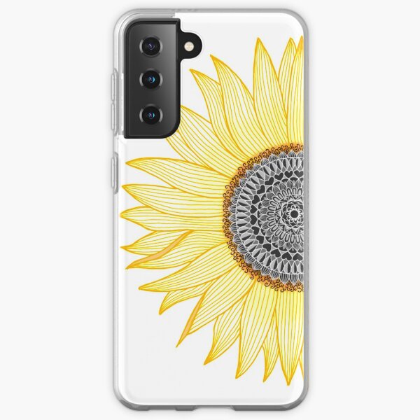 Golden Mandala Sunflower Samsung Galaxy Soft Case