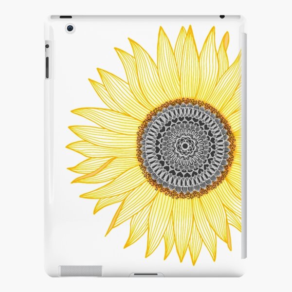 Golden Mandala Sunflower iPad Snap Case