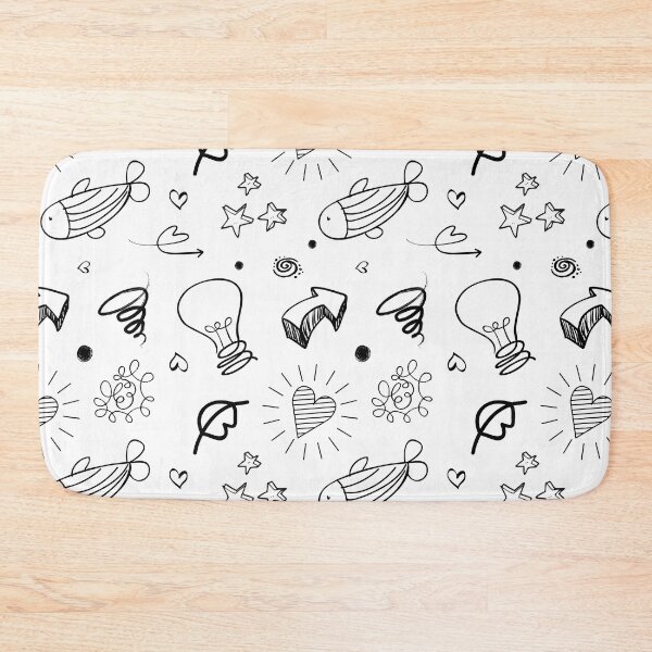 Item preview, Oodles of Doodles Pattern (White) designed and sold by Inktopia-Art.