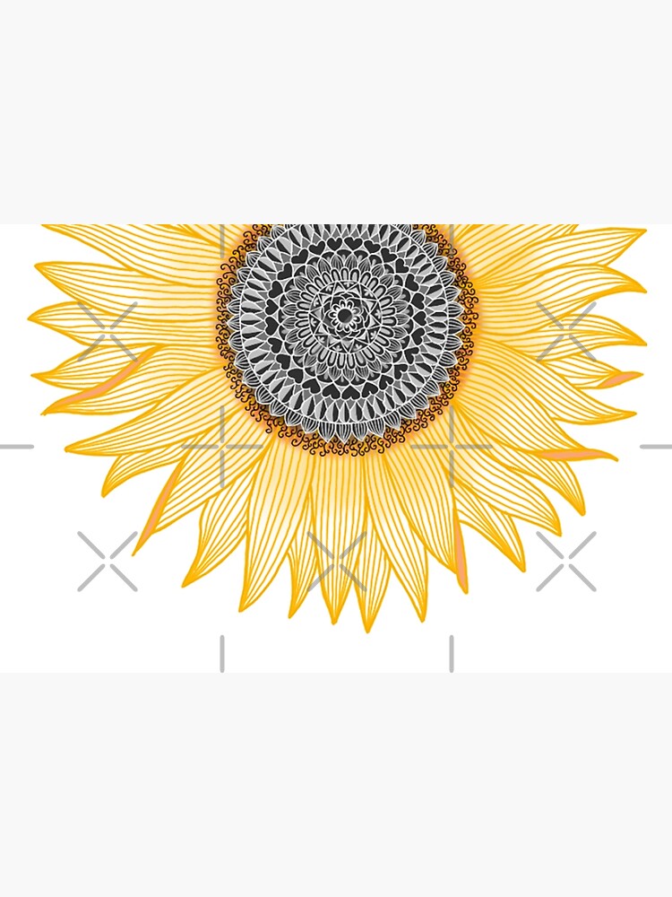 Golden Mandala Sunflower by paviash