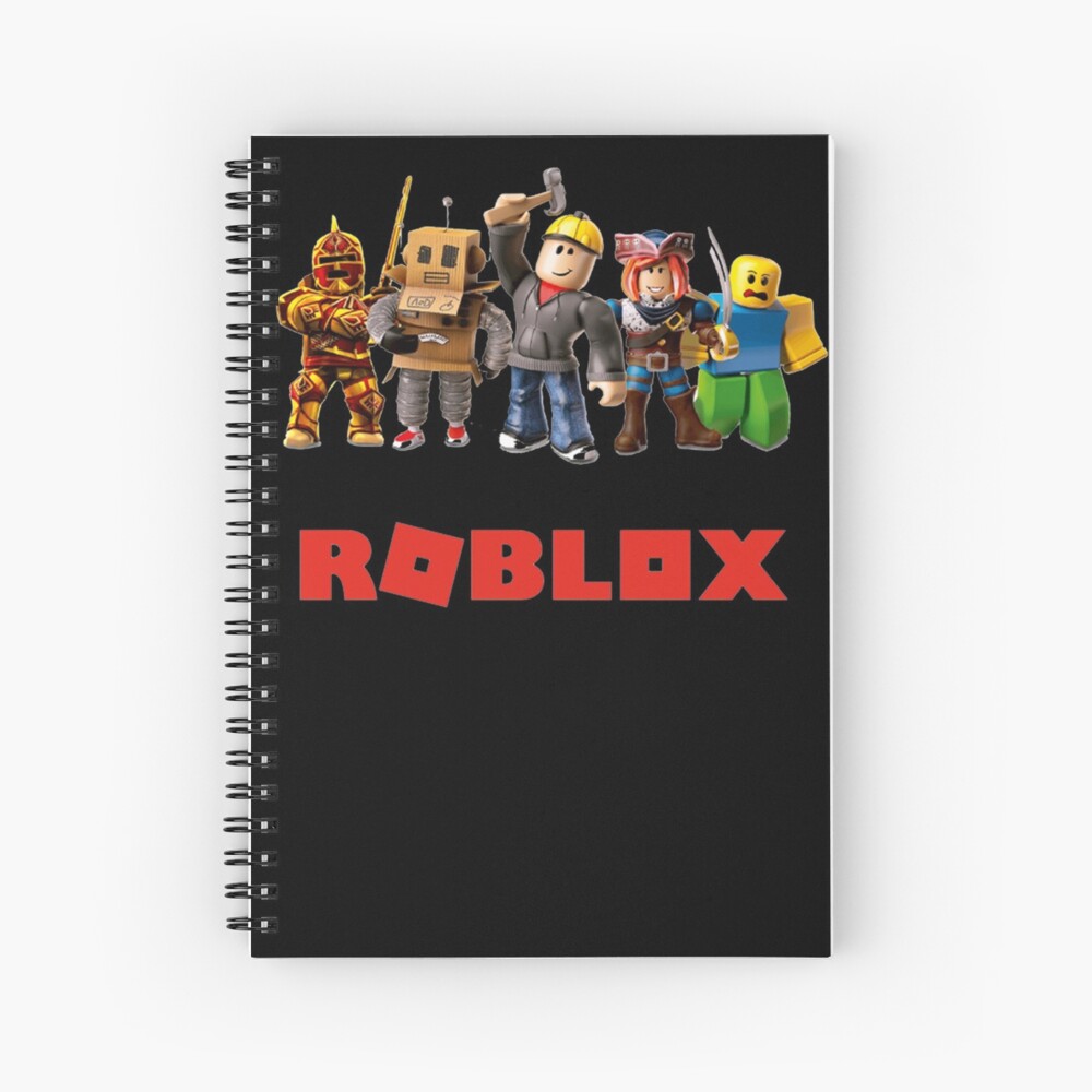 Roblox Roblox Spiral Notebook By Elkevandecastee Redbubble - roblox shorts un poco loco youtube