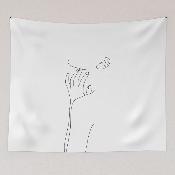 Item preview, Figure illustration line drawing - Agnes designed and sold by TheColourStudy.