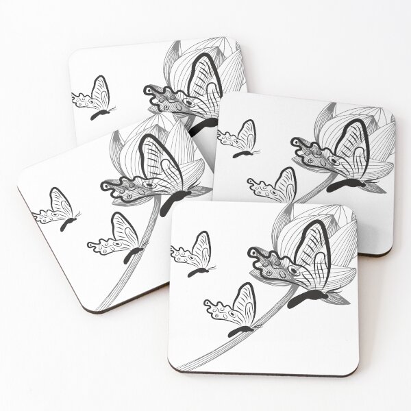 Item preview, Butterfly Flying together Black designed and sold by kyds.