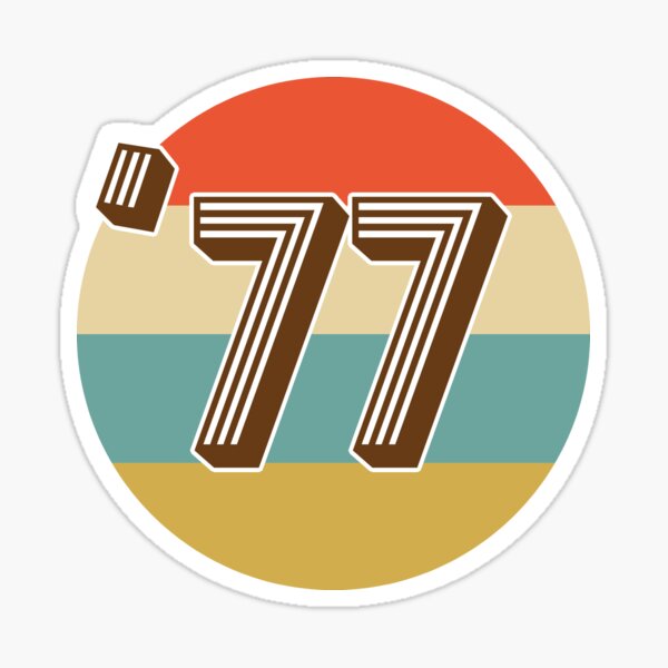 1977 vintage vintage Sticker