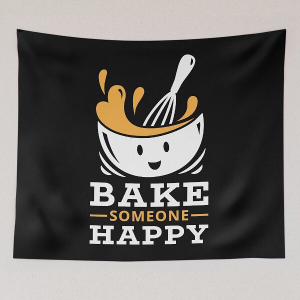 Item preview, Bake Someone Happy Baking Pun designed and sold by CrystalCrush.