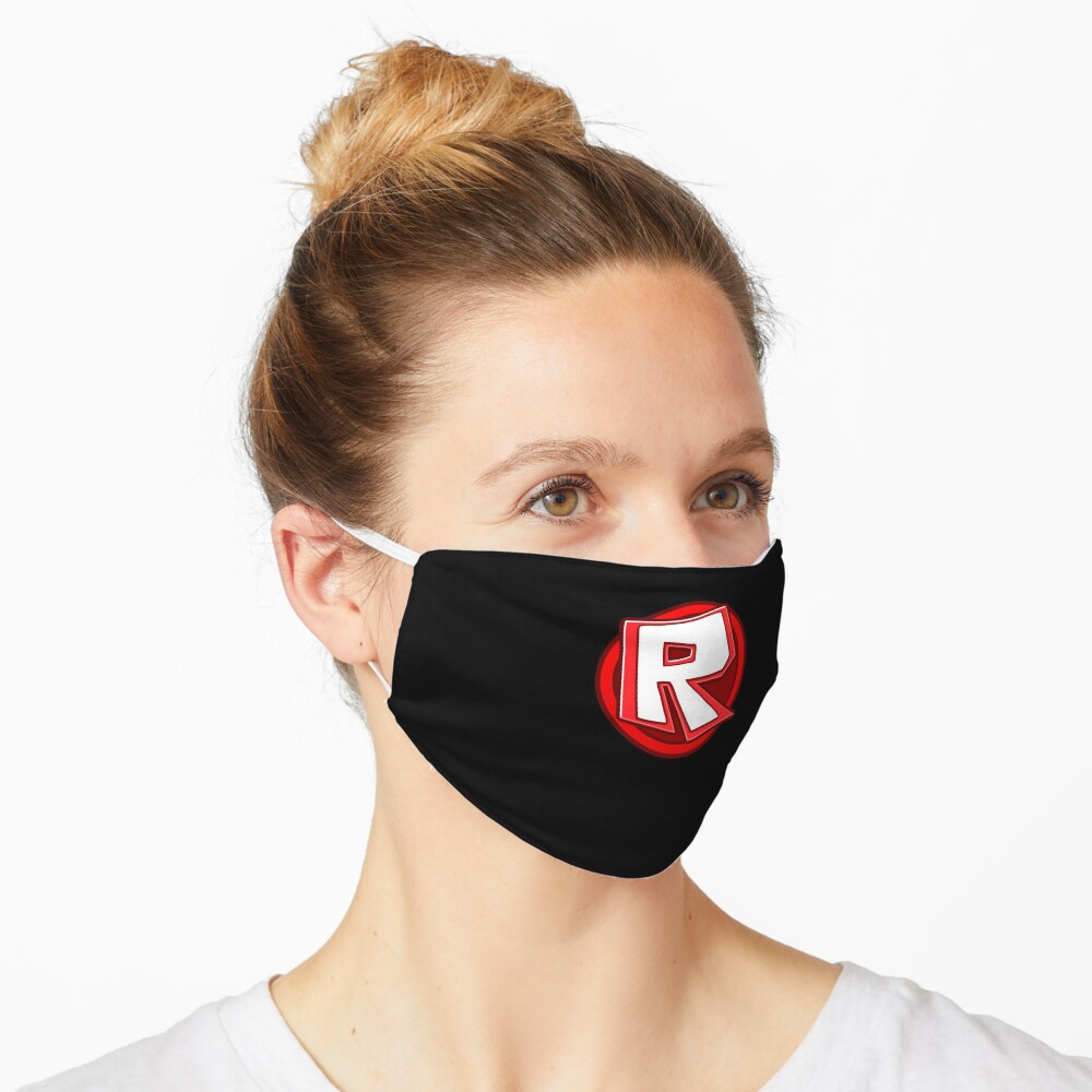 R For Roblox Roblox Mask By Elkevandecastee Redbubble - r cool girl roblox