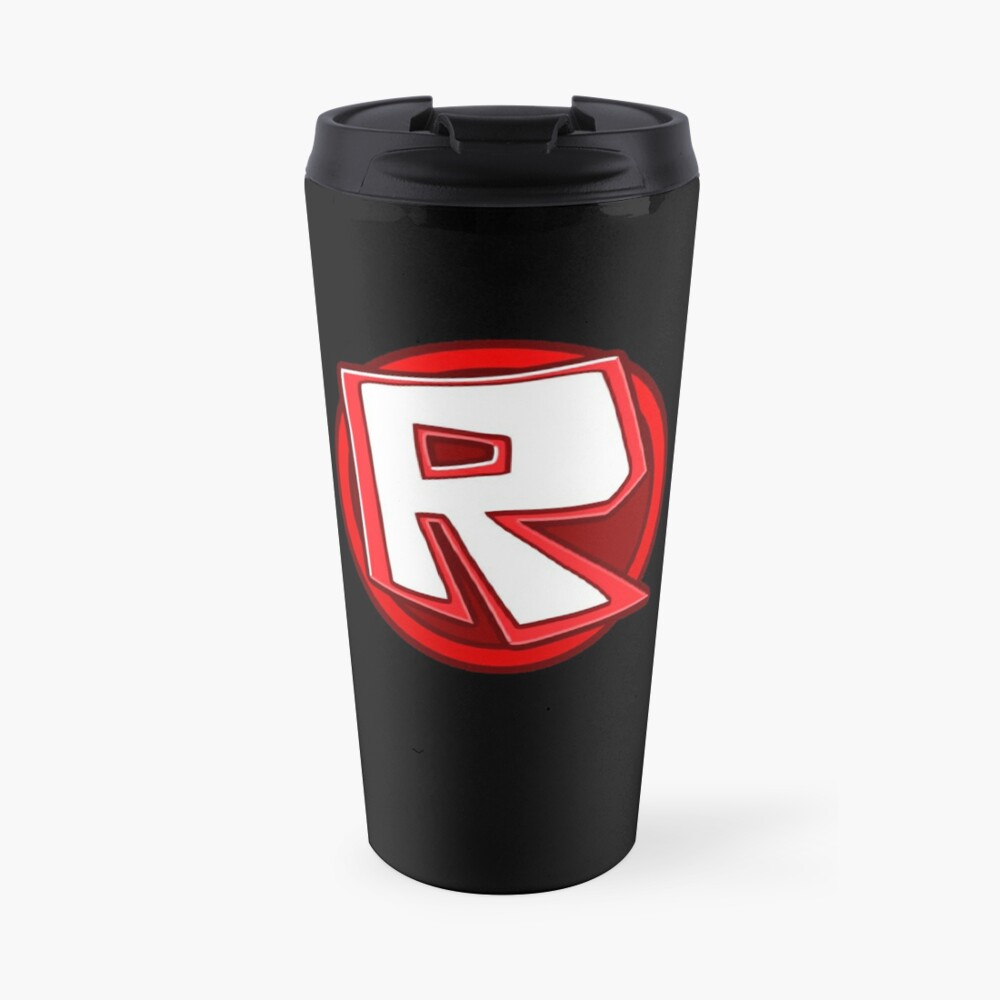 R For Roblox Roblox Travel Mug By Elkevandecastee Redbubble - roblox drink accessories