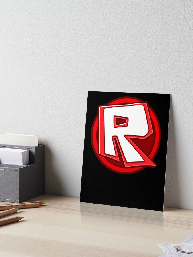 R For Roblox Roblox Art Board Print By Elkevandecastee Redbubble - images of roblox r