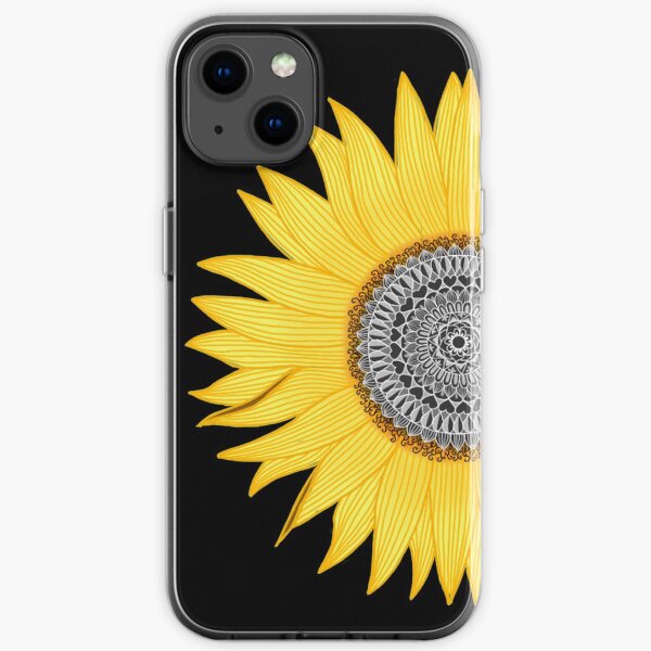 Mandala Sunflower iPhone Soft Case