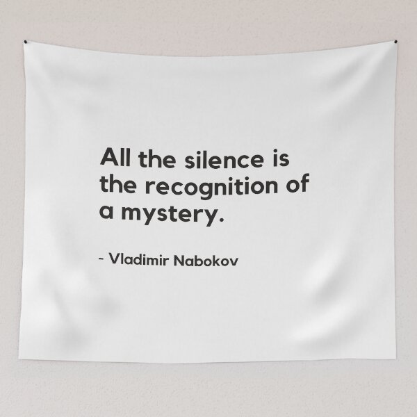 Item preview, Vladimir Nabokov Quote - Russian Literature designed and sold by heyitsclara.