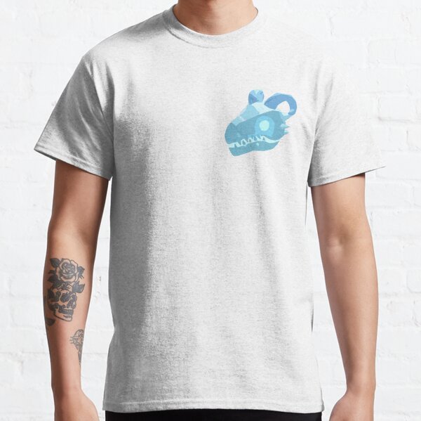 Adopt Me Frost Dragon Illustration Face T Shirt By Newmerchandise Redbubble - blue dinosaur t shirt roblox