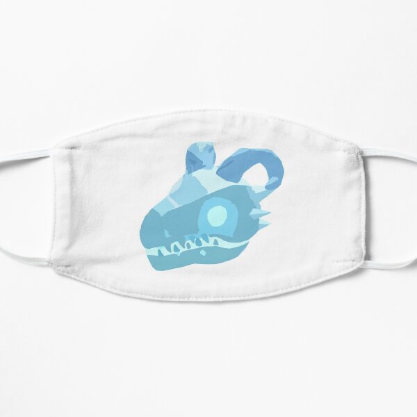 Adopt Me Frost Dragon Illustration Face Mask By Newmerchandise Redbubble - dino roblox azul