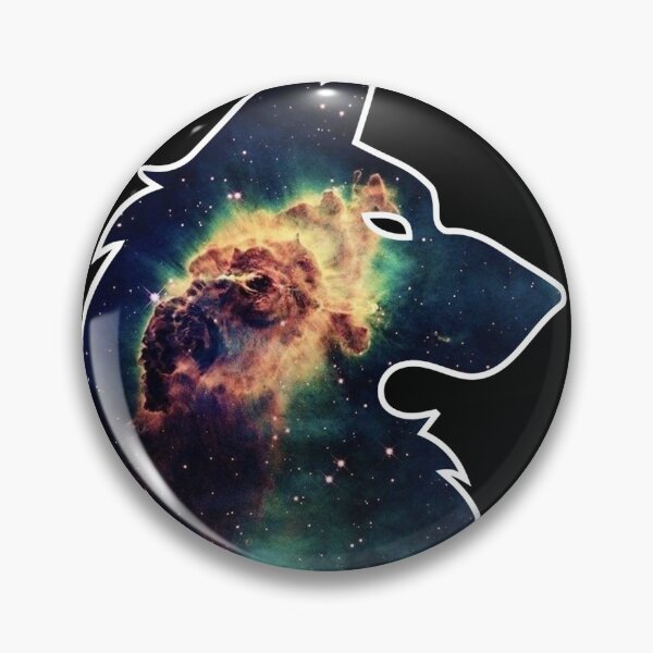 Artikelvorschau, Nordlichter Wolf Silhouetten Profil Fantasy Stars Mond Himmel Supernovae entworfen und verkauft von animexgaming.