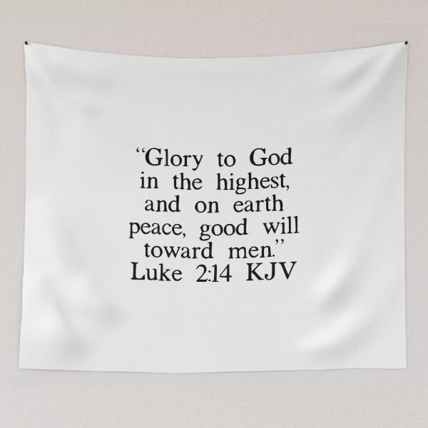 Item preview, Luke 2:14 KJV designed and sold by IBMClothing.