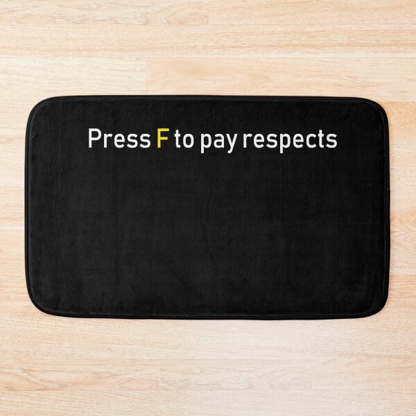 Item preview, Press F to pay respects designed and sold by patriotazx.